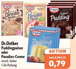 Aktiv Irma Dr.Oetker Puddingpulver oder Paradies-Creme Angebot