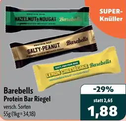 Aktiv Irma Barebells Protein Bar Riegel Angebot