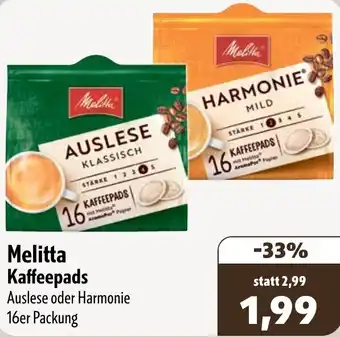 Aktiv Irma Melitta Kaffeepads Angebot