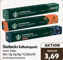Aktiv Irma Starbucks Kaffeekapseln Angebot