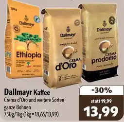 Aktiv Irma Dallmayr Kaffee Angebot