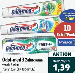 Aktiv Irma Odol-med 3 Zahncreme Angebot