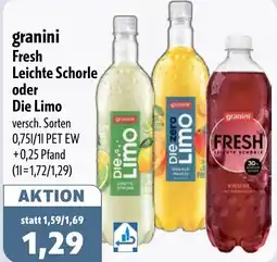 Aktiv Irma granini Fresh Leichte Schorle oder Die Limo Angebot