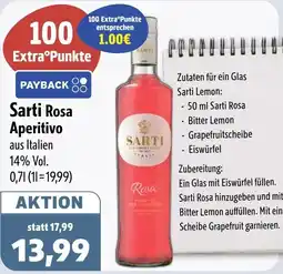 Aktiv Irma Sarti Rosa Aperitivo Angebot