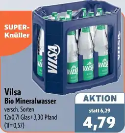 Aktiv Irma Vilsa Bio Mineralwasser Angebot
