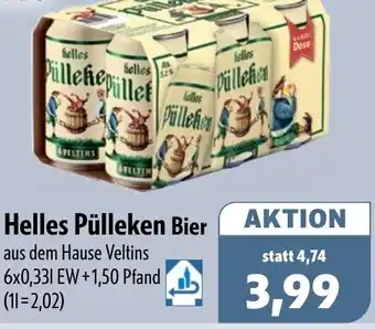 Aktiv Irma Helles Pülleken Bier Angebot