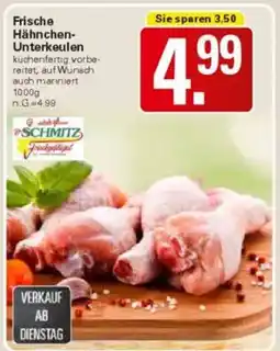 WEZ Schmitz Frische Hähnchen- Unterkeulen Angebot