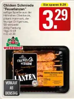 WEZ WIESENHOF Chicken Schmiede "Feuerlanzen Angebot