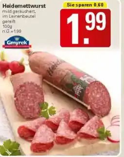 WEZ Gmyrek Heidemettwurst Angebot