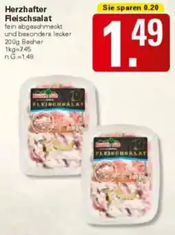 WEZ Bauern Gut Herzhafter Fleischsalat Angebot