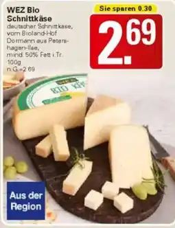 WEZ WEZ Bio Schnittkäse Angebot