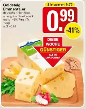 WEZ Goldsteig Emmentaler Angebot
