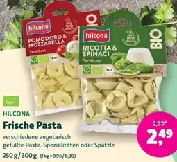 Biomarkt HILCONA Frische Pasta Angebot