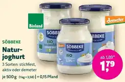 Biomarkt SÖBBEKE Naturjoghurt Angebot
