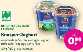 Biomarkt BERCHTESGADENER LAND BIO Knusper-Joghurt Angebot