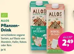 Biomarkt ALLOS Pflanzen Drink Angebot