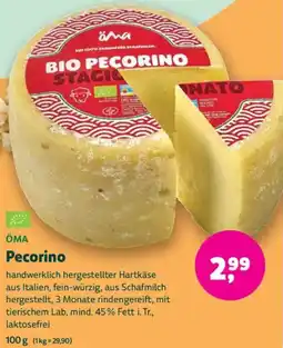 Biomarkt ÖMA Pecorino Angebot