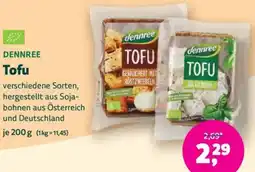 Biomarkt DENNREE Tofu Angebot