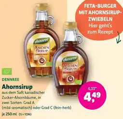 Biomarkt DENNREE Ahornsirup Angebot