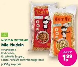 Biomarkt MISSES & MISTER MIE Mie-Nudeln Angebot
