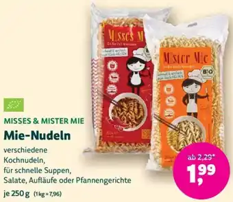 Biomarkt MISSES & MISTER MIE Mie-Nudeln Angebot