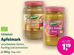 Biomarkt DENNREE Apfelmark Angebot