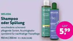 Biomarkt WELEDA Shampoo oder Spülung Angebot