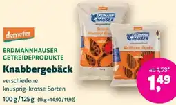 Biomarkt demeter ERDMANNHAUSER GETREIDEPRODUKTE Knabbergebäck Angebot