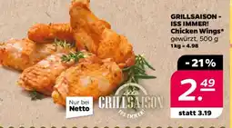 NETTO GRILLSAISON – ISS IMMER!* Chicken Wings Angebot