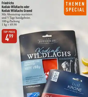 Galeria Markthalle Friedrichs Kodiak-Wildlachs oder Kodiak Wildlachs Graved Angebot
