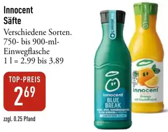 Galeria Markthalle Innocent Säfte Angebot