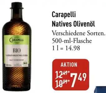Galeria Markthalle Carapelli Natives Olivenöl Angebot