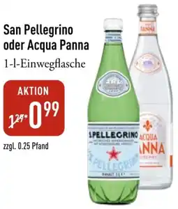 Galeria Markthalle San Pellegrino oder Acqua Panna Angebot