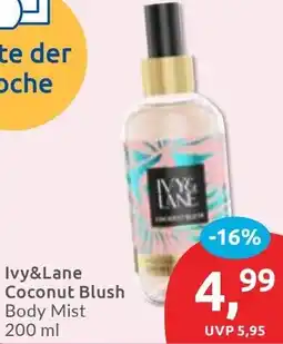 Budni Ivy&Lane Coconut Blush Body Mist Angebot