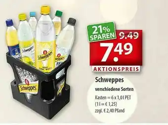 Getränkeland Schweppes Angebot