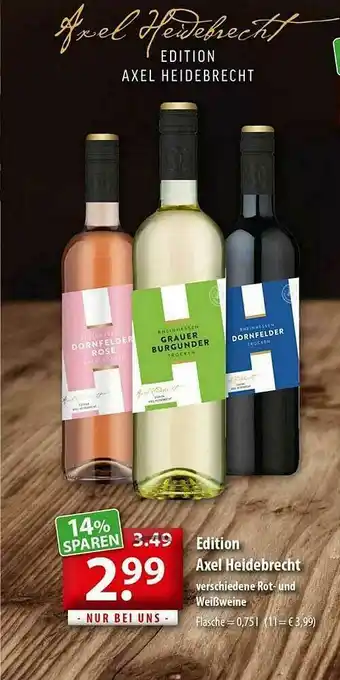 Getränkeland Edition Axel Heidebrecht Angebot