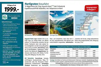 Lidl Reisen Hurtigruten Kreuzfahrt Angebot