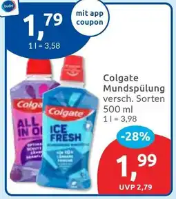 Budni Colgate Mundspülung Angebot