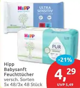 Budni Hipp Babysanft Feuchttücher Angebot