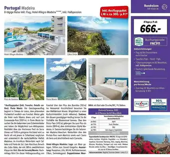 Lidl Reisen Portugal Madeira Angebot