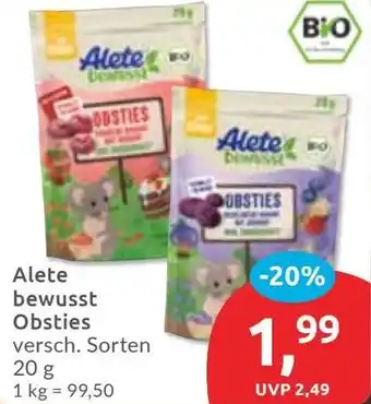 Budni Alete bewusst Obsties Angebot