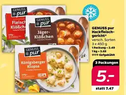 NETTO Genuss pur hackfleischgericht Angebot