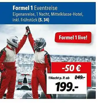 Lidl Reisen Formel 1 Eventreise Angebot