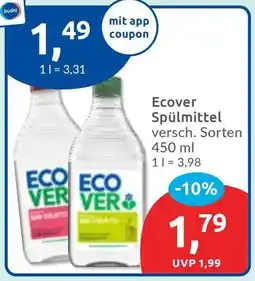 Budni Ecover Spülmittel Angebot