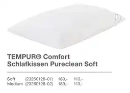 Möbelzentrum Pforzheim Tempur comfort schlafkissen pureclean soft Angebot