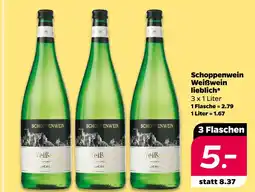 NETTO Schoppenwein weißwein lieblich Angebot