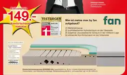 Möbelzentrum Pforzheim Fan komfortschaummatratze Angebot