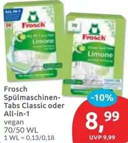 Budni Frosch Spülmaschinen-Tabs Classic oder All-in-1 Angebot