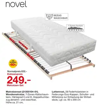 Möbelzentrum Pforzheim Novel matratzen-set Angebot