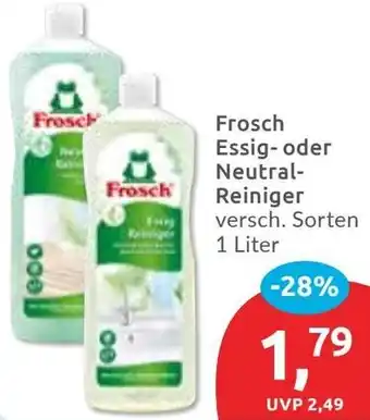 Budni Frosch Essig- oder Neutral Reiniger Angebot